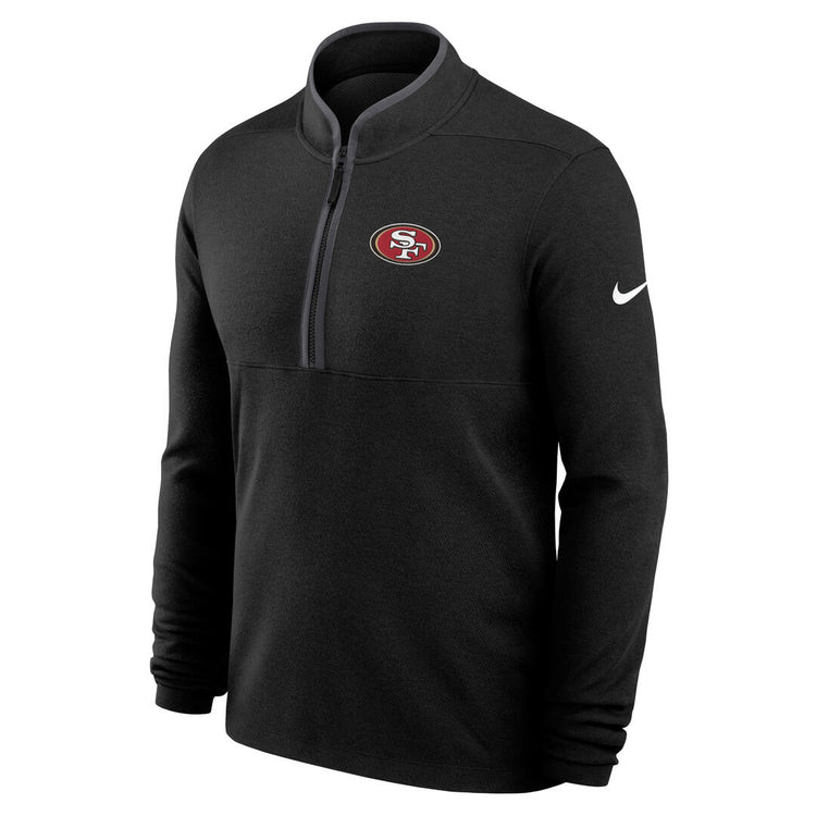 Nike Men's NFL San Francisco 49ers Victory 1/2 Zip Long Sleeve Top