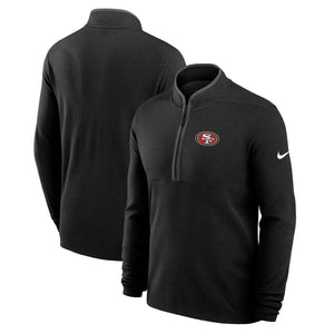 Nike Men's NFL San Francisco 49ers Victory 1/2 Zip Long Sleeve Top