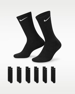 Nike Senior Everyday Cushioned Training Crew Socks 6-Pack