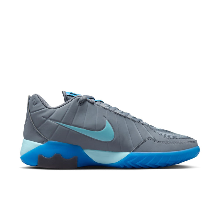 Nike Senior LeBron Witness 9 Basketball Shoes Grey Aurora Blue
