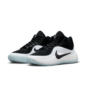 Nike Senior Precision 8 Basketball Shoe BLACK/BLACK-WHITE-ICE BLUE
