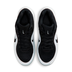 Nike Senior Precision 8 Basketball Shoe BLACK/BLACK-WHITE-ICE BLUE
