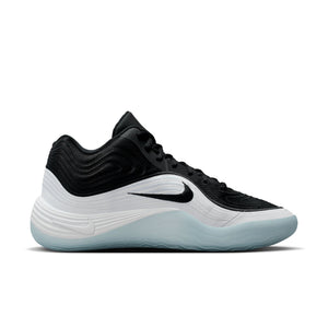 Nike Senior Precision 8 Basketball Shoe BLACK/BLACK-WHITE-ICE BLUE
