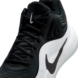 Nike Senior Precision 8 Basketball Shoe BLACK/BLACK-WHITE-ICE BLUE
