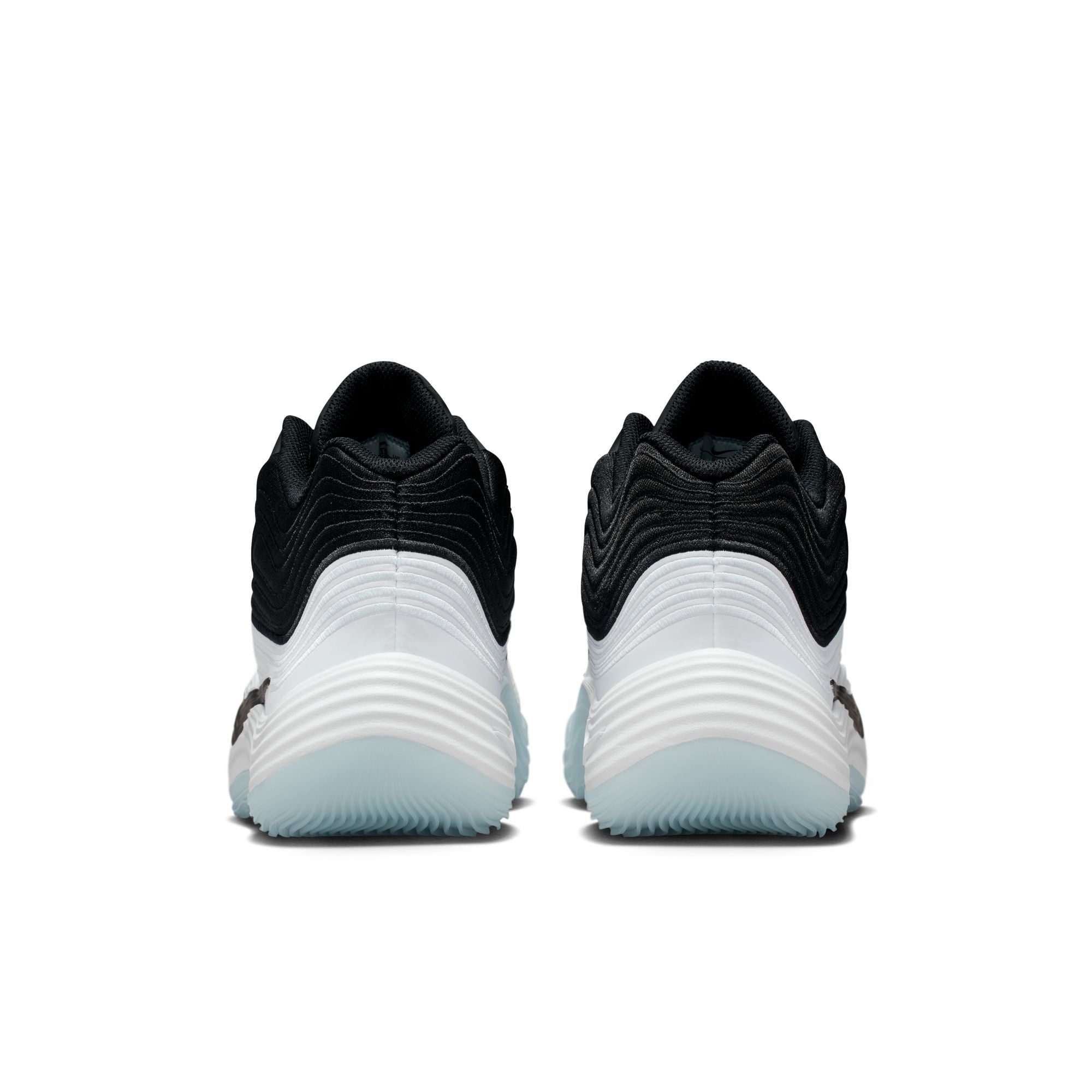 Nike Senior Precision 8 Basketball Shoe BLACK/BLACK-WHITE-ICE BLUE
