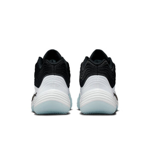 Nike Senior Precision 8 Basketball Shoe BLACK/BLACK-WHITE-ICE BLUE
