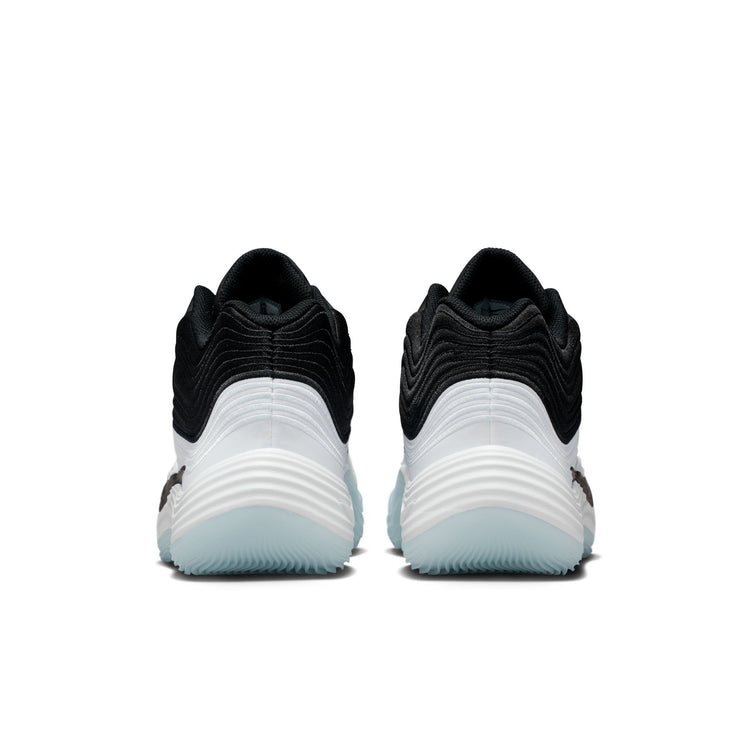Nike Senior Precision 8 Basketball Shoe BLACK/BLACK-WHITE-ICE BLUE
