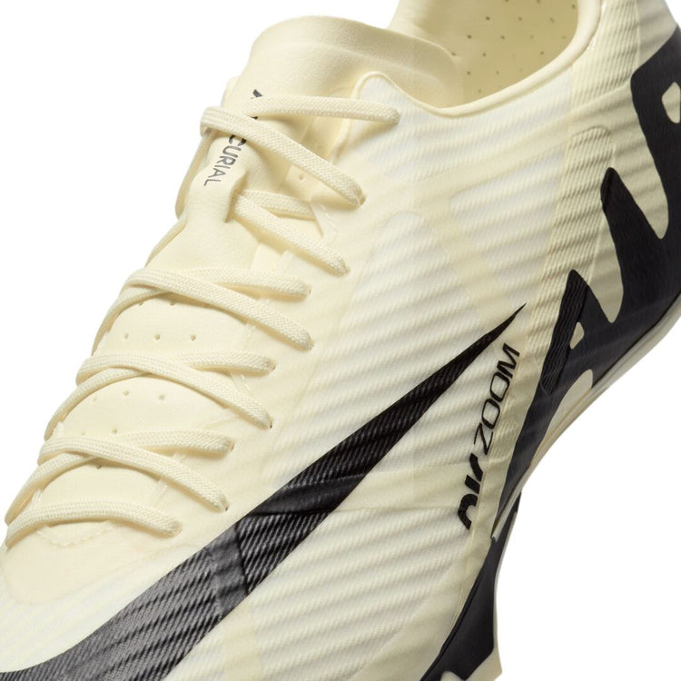 Nike Senior Zoom Mercurial Vapor 15 Academy MG DJ5631 700 Soccer Cleat Yellow/Black