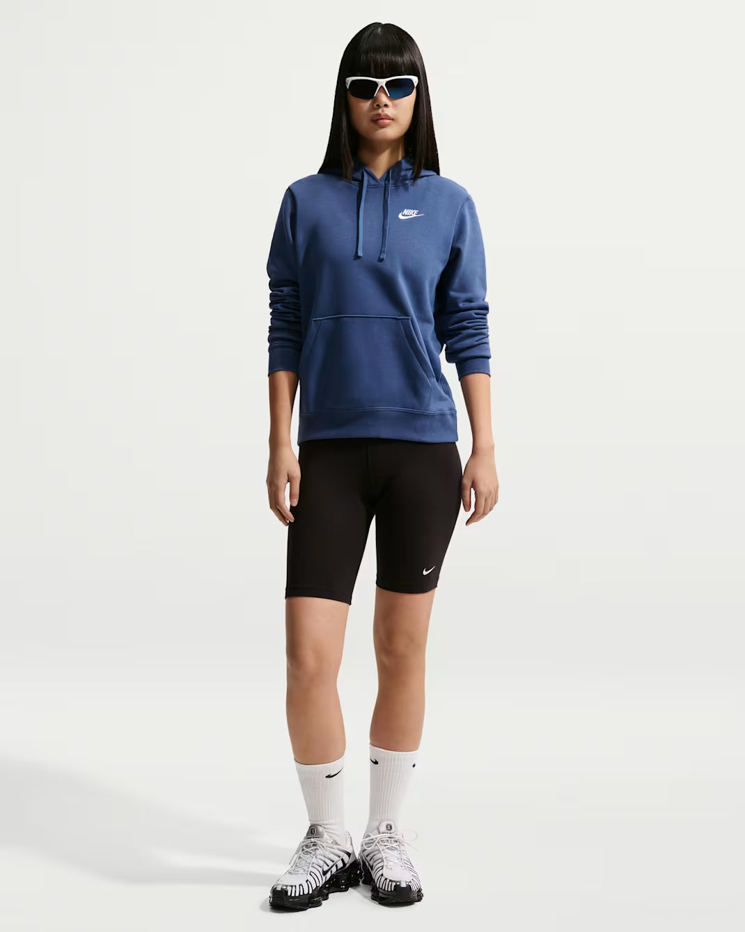 Nike Women's Club Fleece Hoodie Navy
