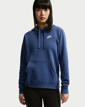 Nike Women's Club Fleece Hoodie Navy
