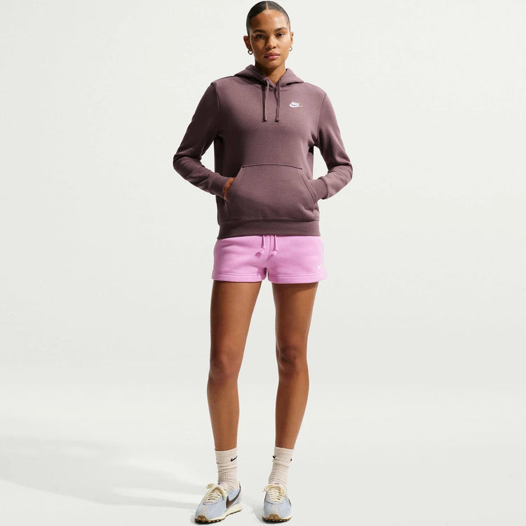 Nike Women's Club Fleece Hoodie Purple
