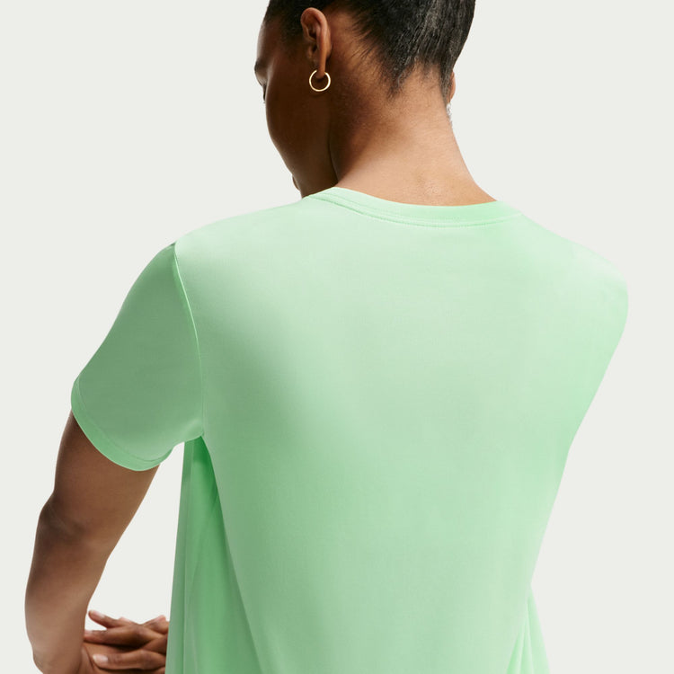 Nike Women's Dri-Fit S/S T-Shirt CUCUMBER CALM/WHITE
