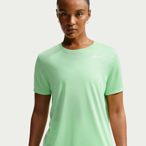 Nike Women's Dri-Fit S/S T-Shirt CUCUMBER CALM/WHITE
