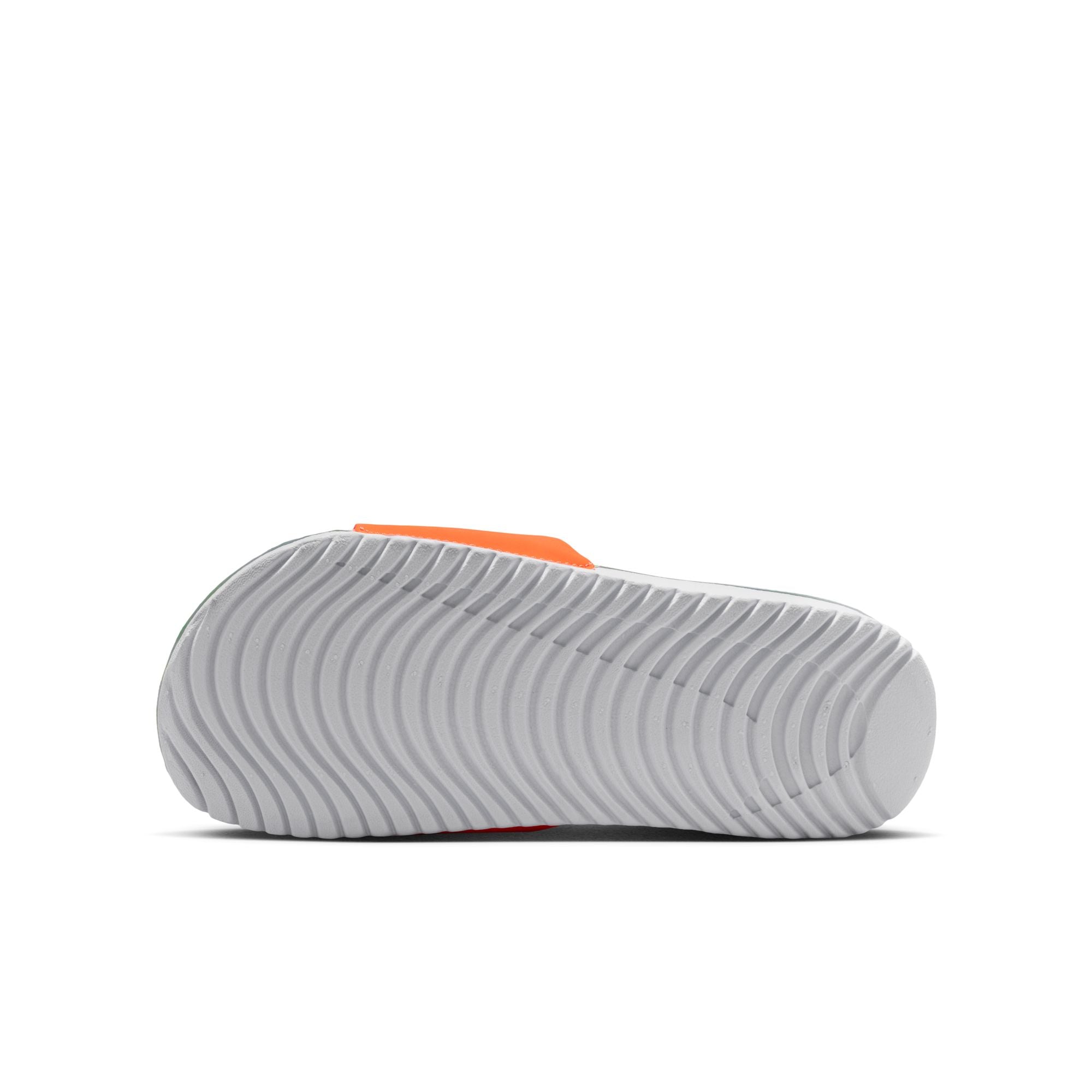 Nike Youth Kawa Slides TOTAL ORANGE/HYPER PINK-GREEN STRIKE

