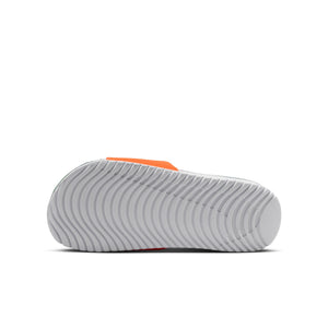Nike Youth Kawa Slides TOTAL ORANGE/HYPER PINK-GREEN STRIKE
