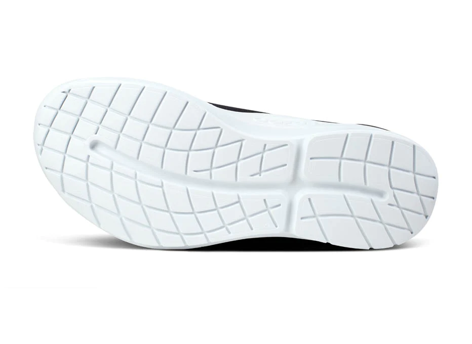 OOFOS Men's OOMG Sport Lace Shoe Black/White