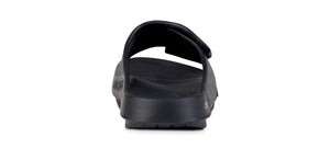 OOFOS OOahh Sport Flex Unisex Slide Black Labyrinth