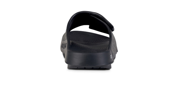OOFOS OOahh Sport Flex Unisex Slide Black Labyrinth