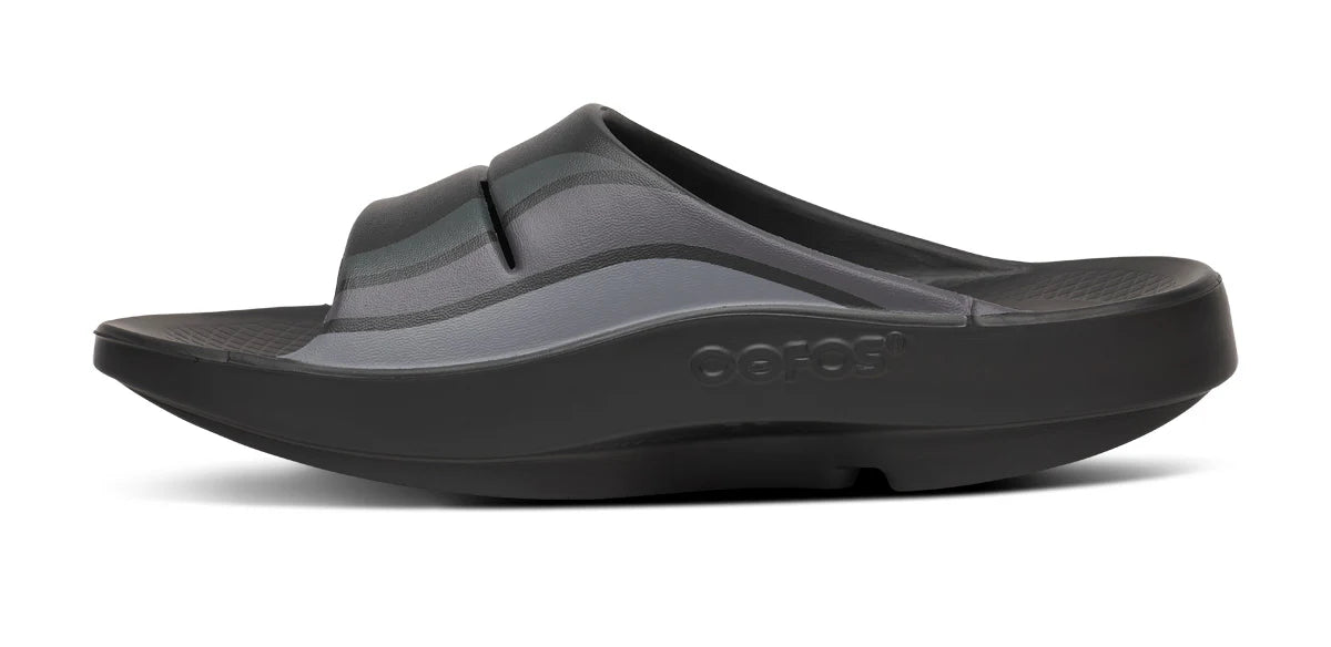 OOFOS OOahh Sport Slide Black Wave
