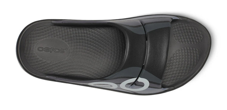 OOFOS OOahh Sport Slide Black Wave
