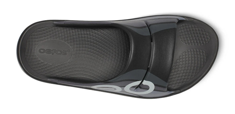 OOFOS OOahh Sport Slide Black Wave
