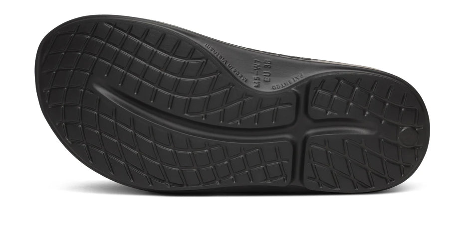 OOFOS OOahh Sport Slide Black Wave
