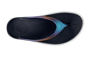 OOFOS Women's Luxe Sandal Midnight Spectre
