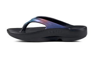 OOFOS Women's Luxe Sandal Midnight Spectre
