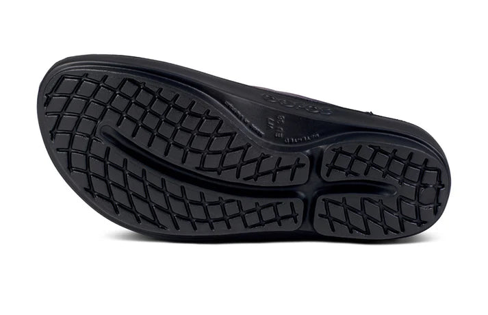 OOFOS Women's Luxe Sandal Midnight Spectre
