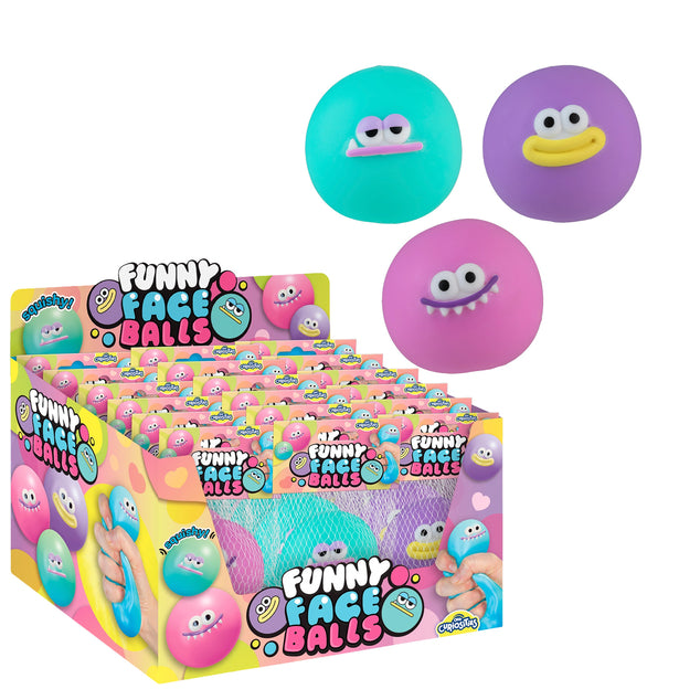 ORB Funny Faces Balls Squishy Toy