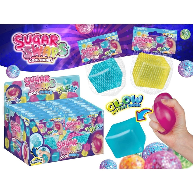 ORB Sugar Swaps Cool Cubes Glow In The Dark Squishy Toy