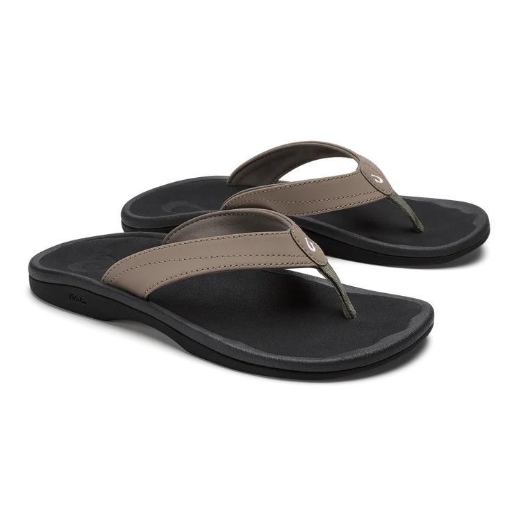 Olukai Women's Ohana Sandal Warm Taupe/Black

