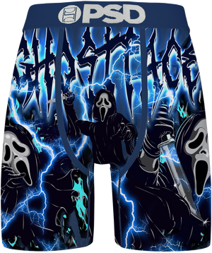 PSD Ghostface After Hours Boxer Briefs blue black