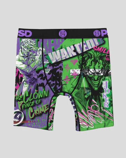 PSD Men's DC Joker Wanted Boxer Briefs
