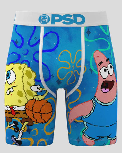 PSD Men's SpongeBob Boxer Briefs 8 Ball
