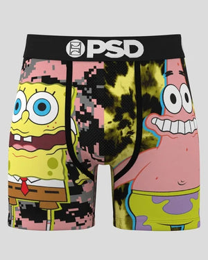 PSD Men's SpongeBob Boxer Briefs Era Split
