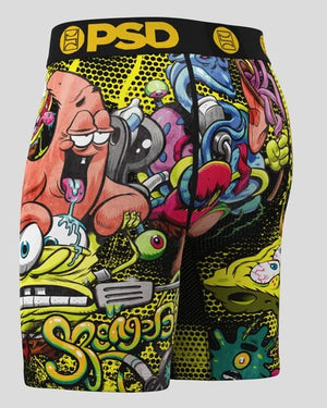 PSD Men's SpongeBob Boxer Briefs Krabby Patty

