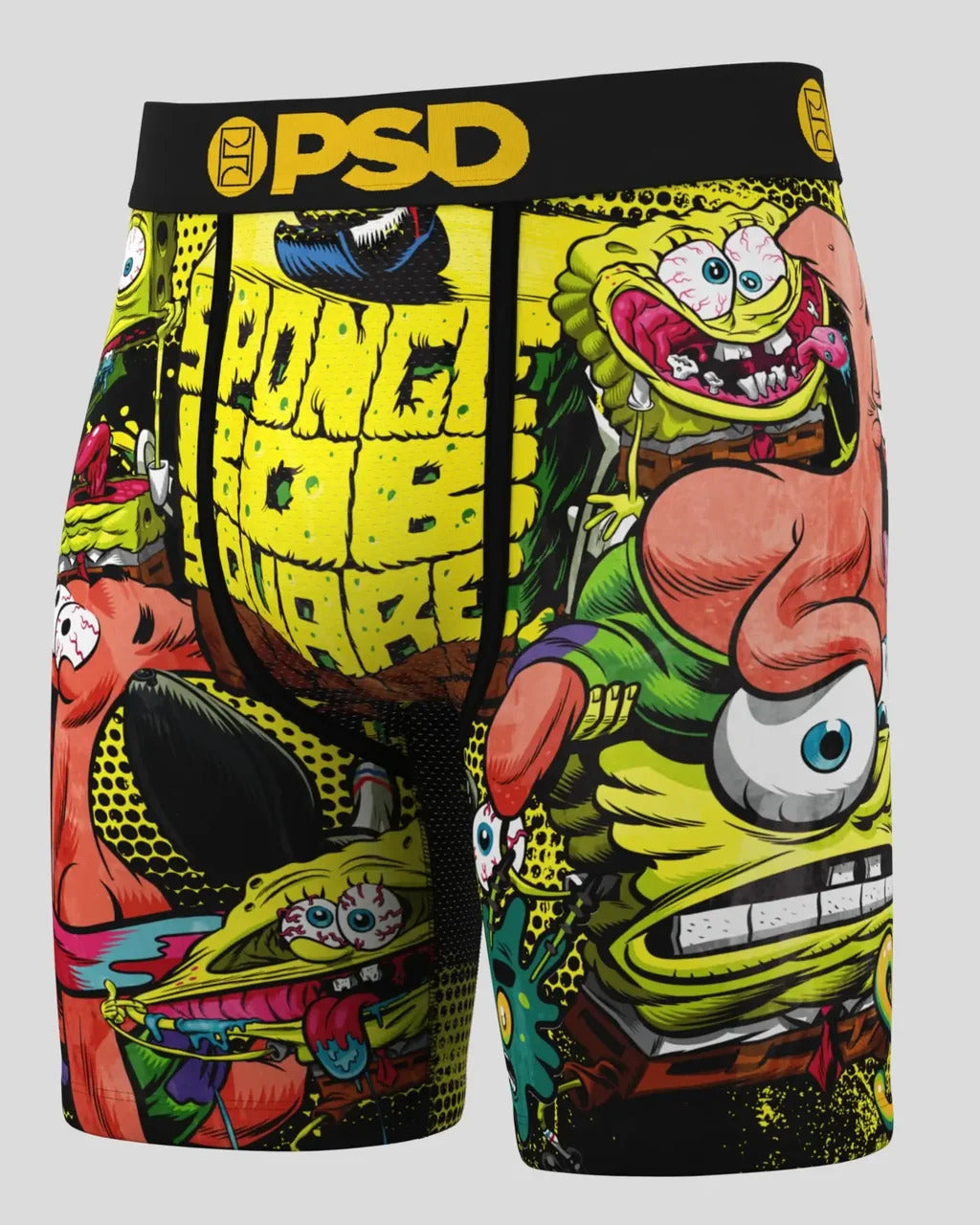 PSD Men's SpongeBob Boxer Briefs Krabby Patty
