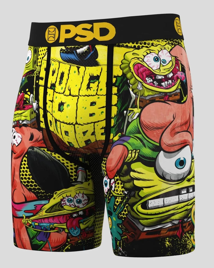 PSD Men's SpongeBob Boxer Briefs Krabby Patty

