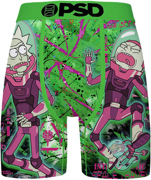 PSD Rick &amp; Morty Snake Bite Boxer Briefs green