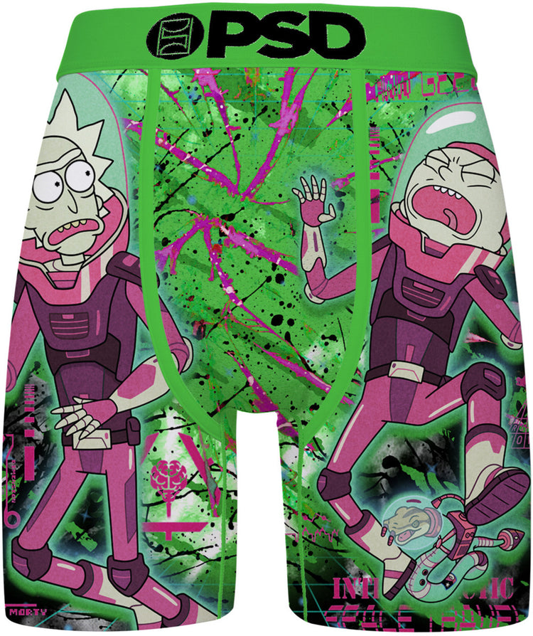 PSD Rick &amp; Morty Snake Bite Boxer Briefs green