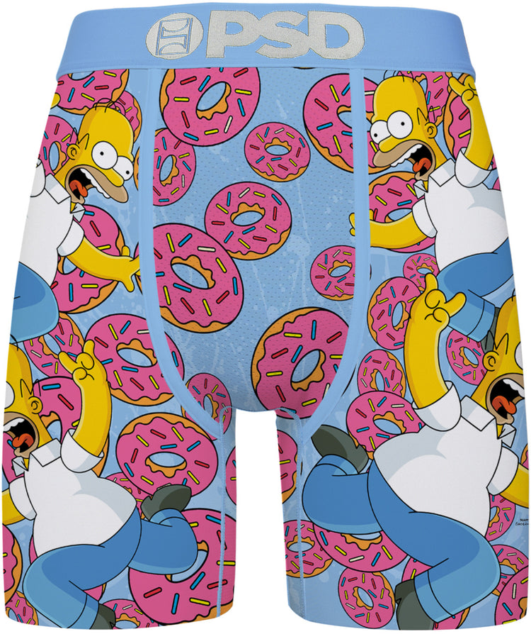 PSD The Simpsons Homer Glazed Boxer Briefs blue