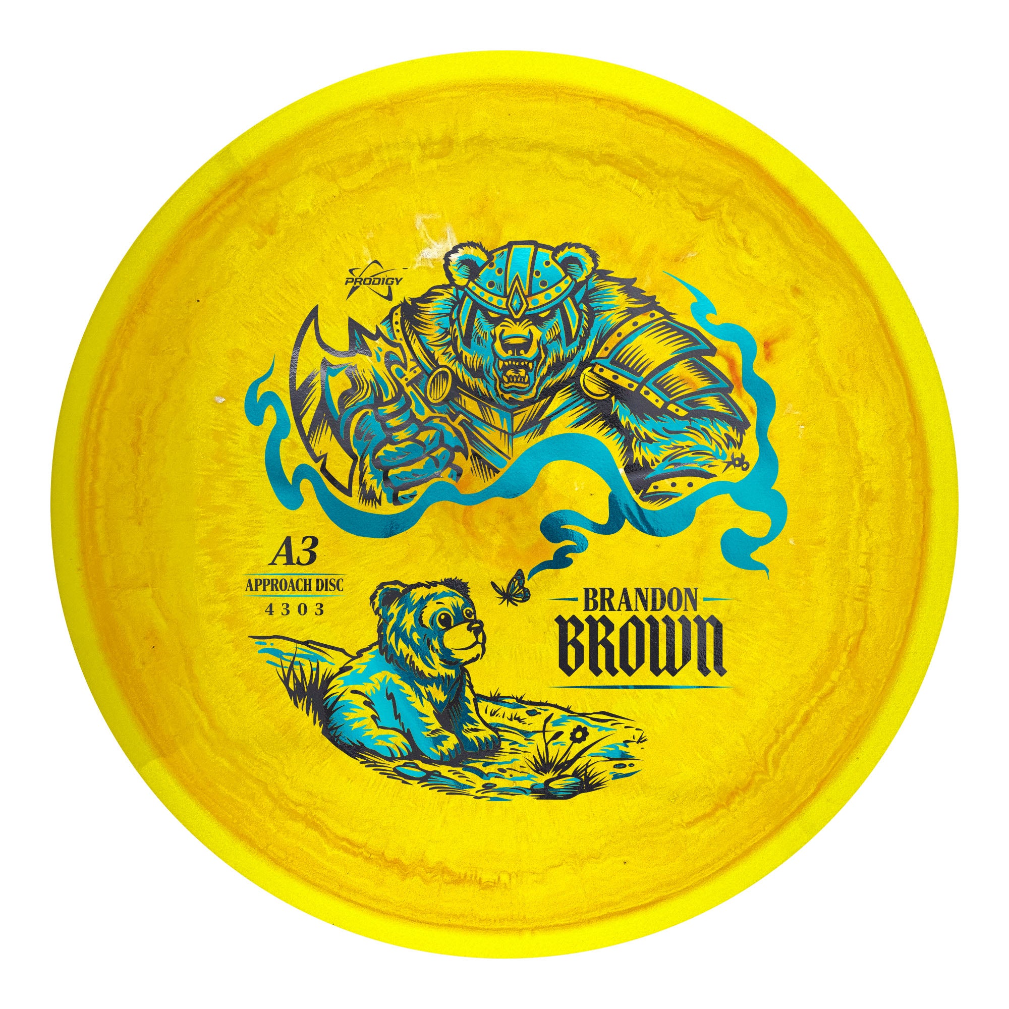 Prodigy A3 500 Spectrum Brandon Brown 2026 Signature Series Putt and Approach Golf Disc