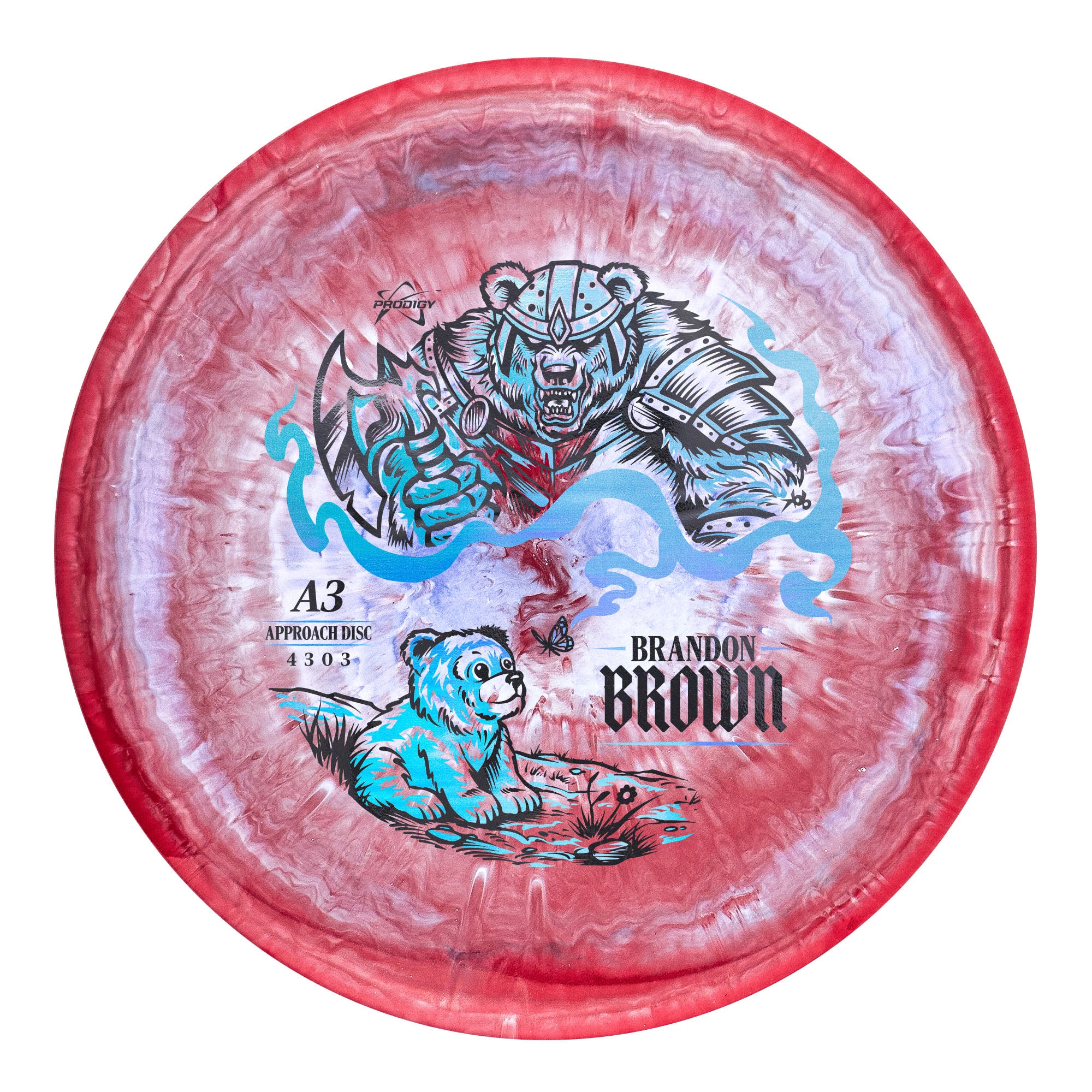 Prodigy A3 500 Spectrum Brandon Brown 2026 Signature Series Putt and Approach Golf Disc