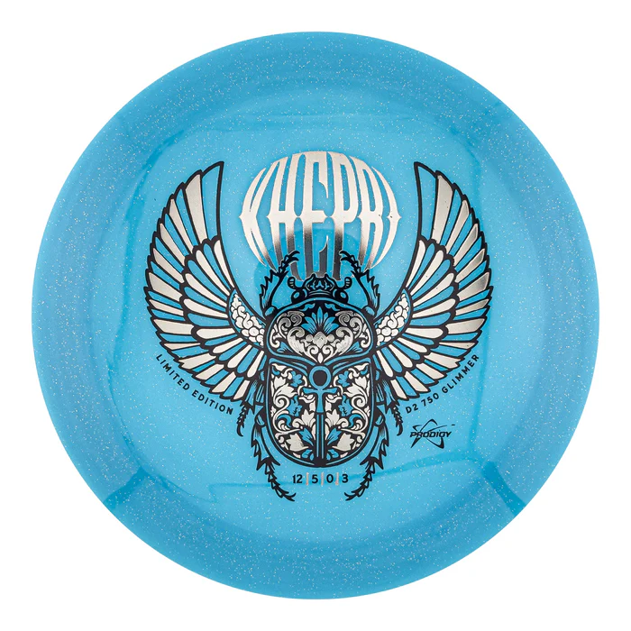 Prodigy D2 750 Glimmer Plastic Khepri Stamp Distance Driver Golf Disc