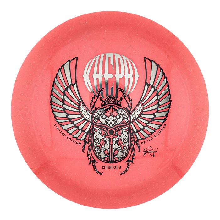 Prodigy D2 750 Glimmer Plastic Khepri Stamp Distance Driver Golf Disc