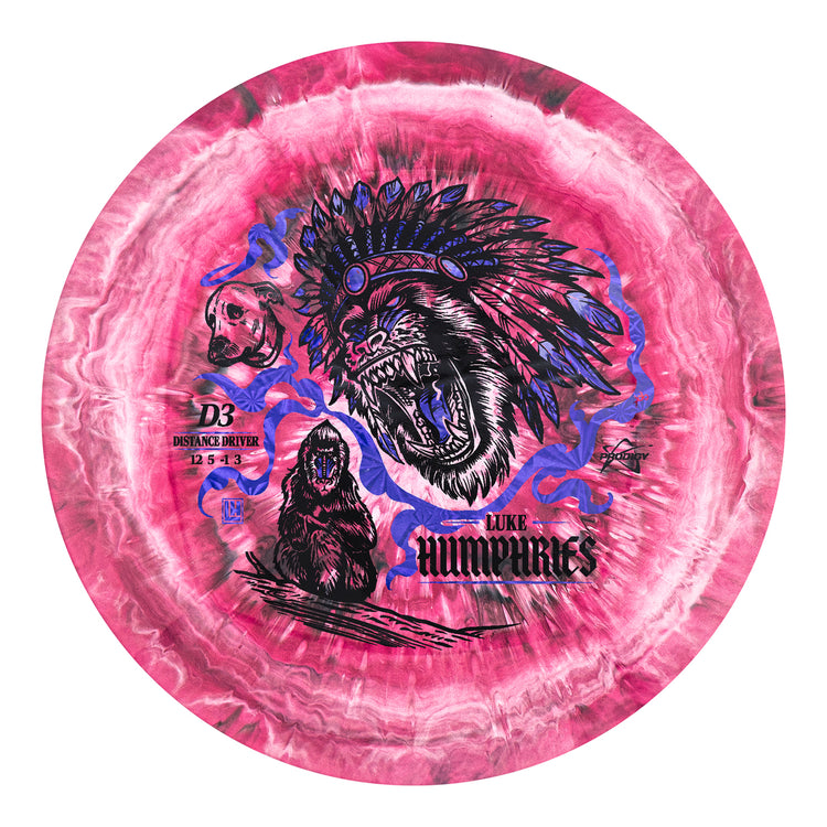 Prodigy D3 500 Spectrum Luke Humphries 2026 Signature Series Distance Driver Golf Disc 170-175 g

