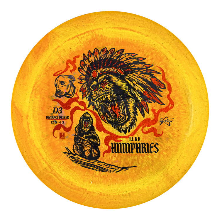 Prodigy D3 500 Spectrum Luke Humphries 2026 Signature Series Distance Driver Golf Disc 170-175 g


