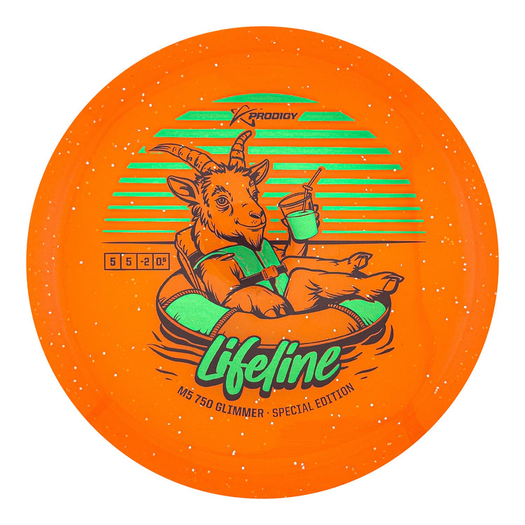 Prodigy M5 750 Glimmer Lifeline Stamp Mid-Range Golf Disc

