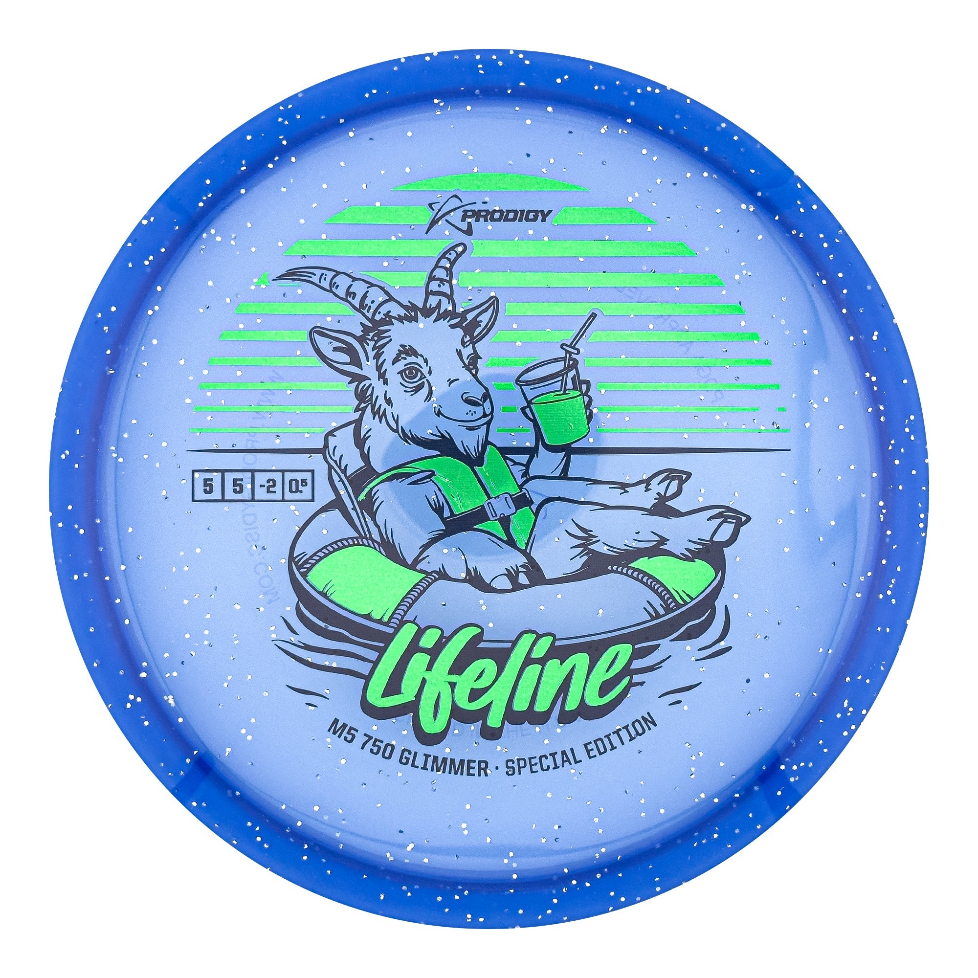 Prodigy M5 750 Glimmer Lifeline Stamp Mid-Range Golf Disc
